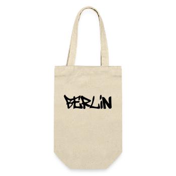 Berlin - Geschenkbeutel für Flaschen - Natur - Vorne