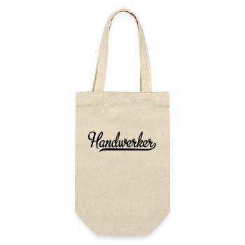 Handwerker - Geschenkbeutel für Flaschen - Natur - Vorne