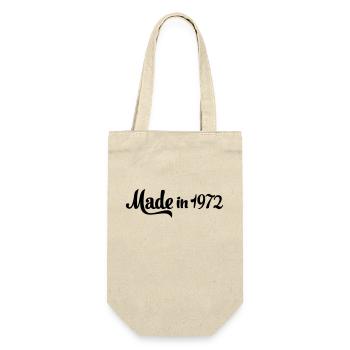 Made in 1972 - Gift Bag for Bottles - nature - Front