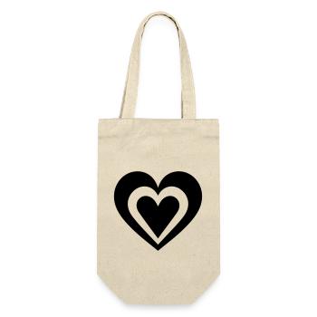 Coeur - Sac à bouteille - nature - Devant