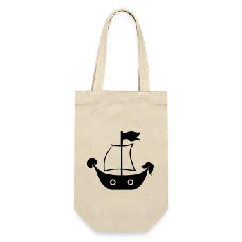 Pirate ship - Gift Bag for Bottles - nature - Front