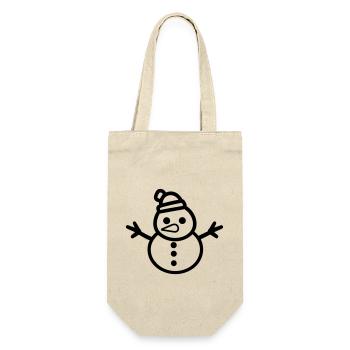 Bonhomme de neige - Sac à bouteille - nature - Devant