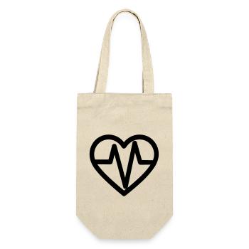 heartbeat - Gift Bag for Bottles - nature - Front