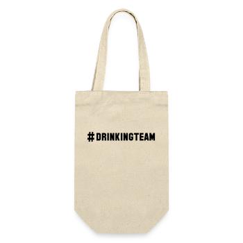 # drinkingteam - Geschenkbeutel für Flaschen - Natur - Vorne