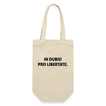 In dubio pro libertate. - Geschenkbeutel für Flaschen - Natur - Vorne