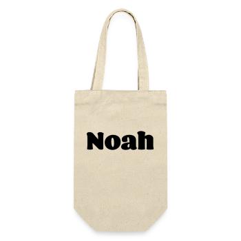 First name Noah Gift - Gift Bag for Bottles - nature - Front