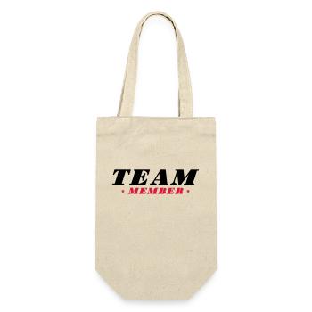 Team Member - Gift Bag for Bottles - nature - Front