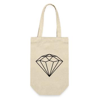 Diamond | polygons - Gift Bag for Bottles - nature - Front
