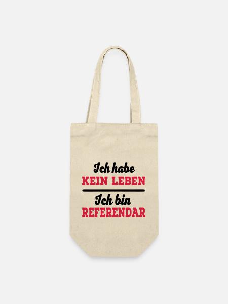 Referendar - Geschenkbeutel für Flaschen - Natur