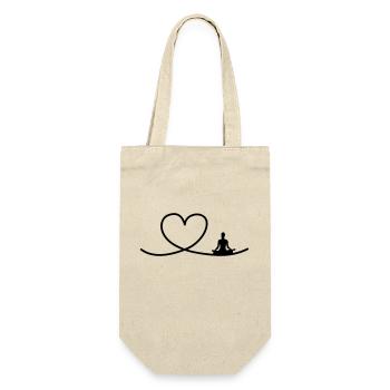 I love Yoga - Sac à bouteille - nature - Devant