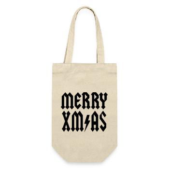 Kerstmis - Gift Bag for Bottles - nature - Front