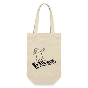piano dab dabbing musique danse clavier piano ta - Sac à bouteille - nature - Devant