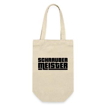 Schraubermeister - Geschenkbeutel für Flaschen - Natur - Vorne