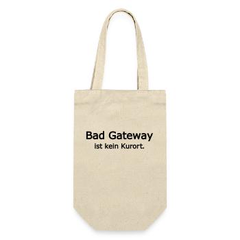 Bad Gateway ist kein Kurort - Geschenkbeutel für Flaschen - Natur - Vorne