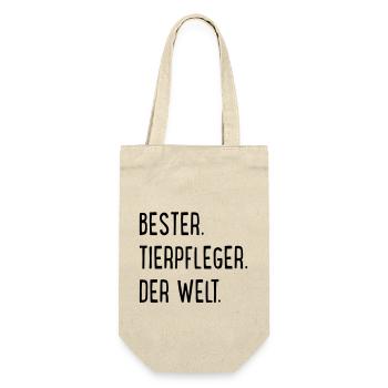 Tierpfleger - Geschenkbeutel für Flaschen - Natur - Vorne