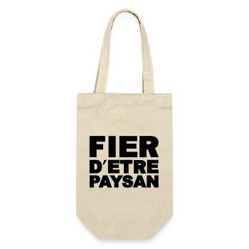 Fier d être Paysan - Sac à bouteille - nature - Devant