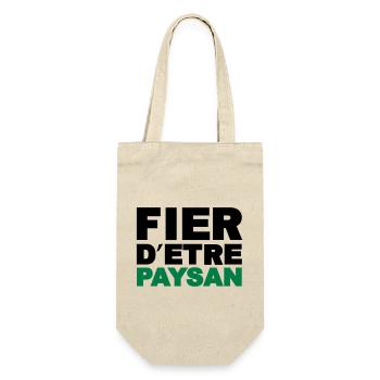 Fier d être Paysan - Sac à bouteille - nature - Devant