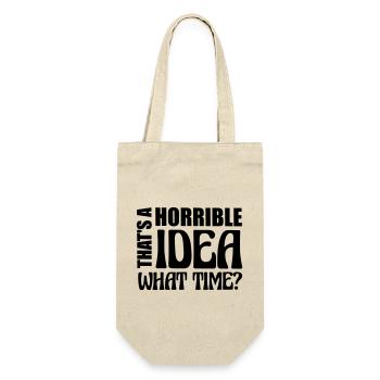Thats a horrible Idea - Gift Bag for Bottles - nature - Front