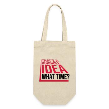 Thats a horrible Idea - Gift Bag for Bottles - nature - Front