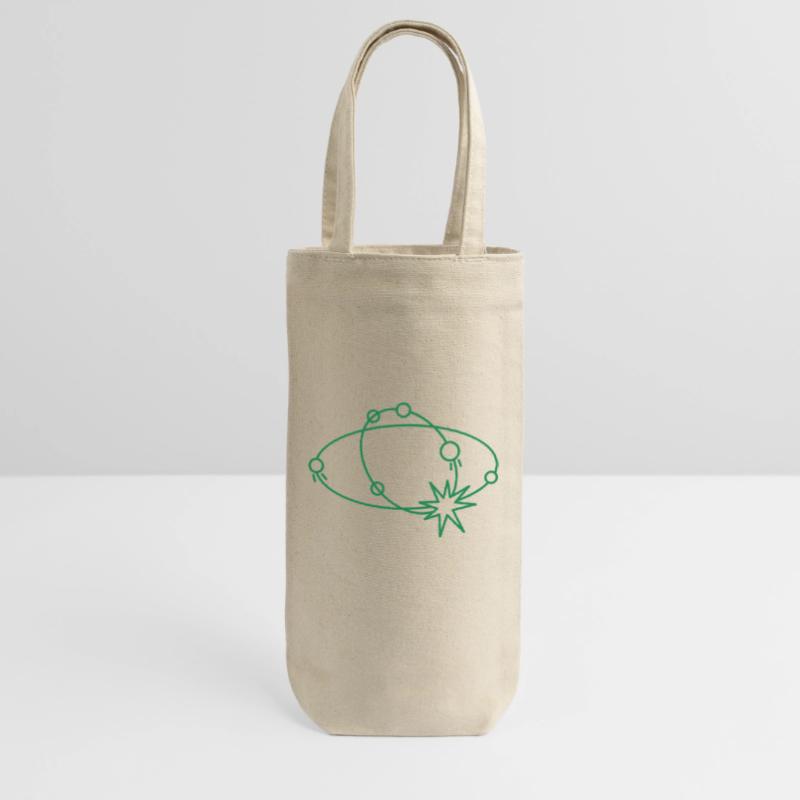 BOHO space orbits Stars colliding Gift Bag for Bottles