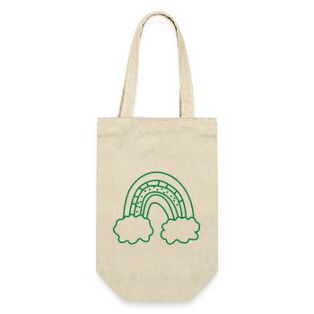 Irregular Rough cute rainbow - Gift Bag for Bottles - nature - Front
