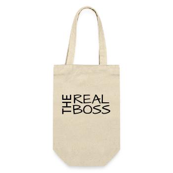 the real boss - Gift Bag for Bottles - nature - Front