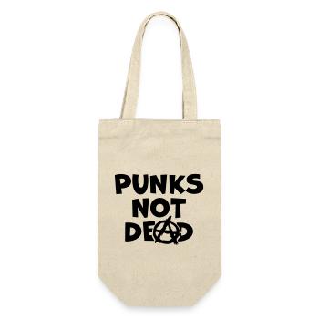 Punks pas mort citation - Sac à bouteille - nature - Devant
