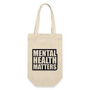 mental health matters quote - Gift Bag for Bottles - nature - Front