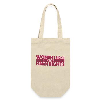 womens rights feminist quote - Gift Bag for Bottles - nature - Front