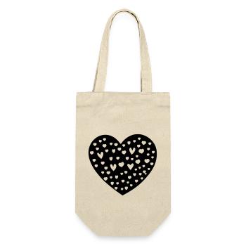 Heart Symbol Love Cute Hearts Pink Drawing Vector - Gift Bag for Bottles - nature - Front