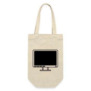 Screen Display Computer Icon - Gift Bag for Bottles - nature - Front
