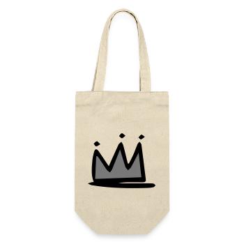 crown - Gift Bag for Bottles - nature - Front