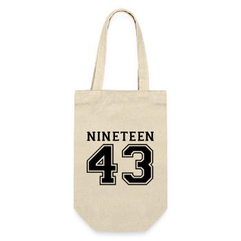 1943 - Geschenkbeutel für Flaschen - Natur - Vorne