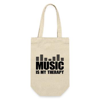 Music is my Therapy - Gift Bag for Bottles - nature - Front