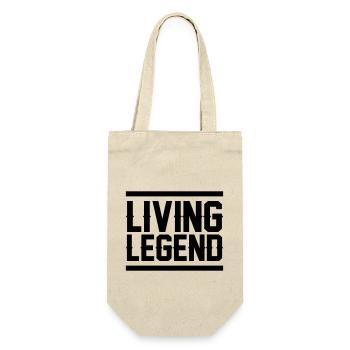living legend - Geschenkbeutel für Flaschen - Natur - Vorne