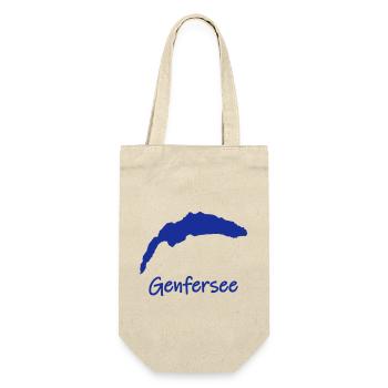 Genfersee - Geschenkbeutel für Flaschen - Natur - Vorne
