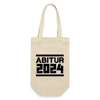 abitur 2024 - Geschenkbeutel für Flaschen - Natur - Vorne