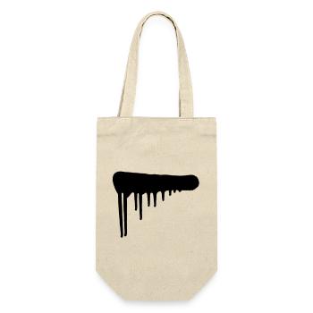 Drops and spray paint | Urban Art | Graffiti - Gift Bag for Bottles - nature - Front