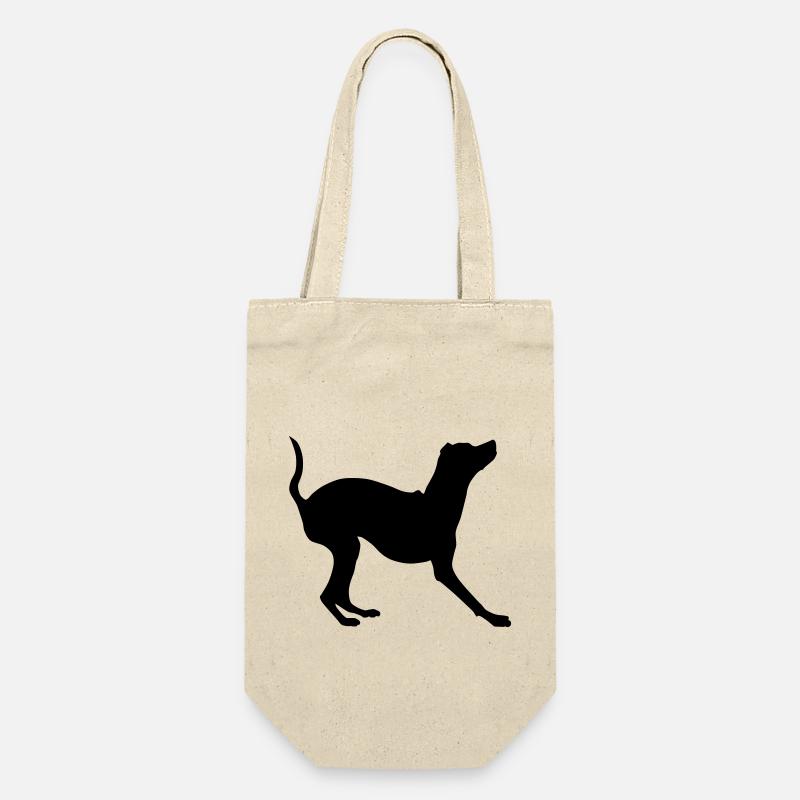 Pinscher Silhouette miniature 1 - Sac à bouteille - nature