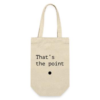 Thats the point - Gift Bag for Bottles - nature - Front