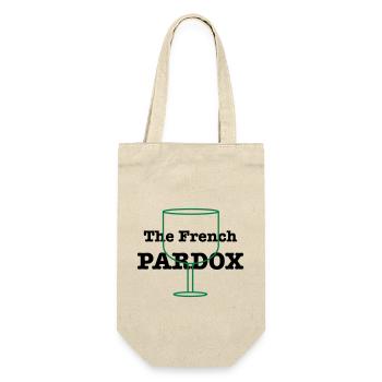 The French Pardox - Gift Bag for Bottles - nature - Front