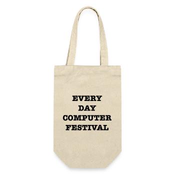 EveryDayComputerFestival - Gift Bag for Bottles - nature - Front