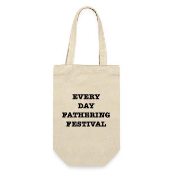 EveryDayFatheringFest - Gift Bag for Bottles - nature - Front