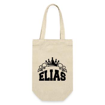 elias - Geschenkbeutel für Flaschen - Natur - Vorne