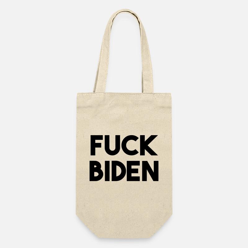 FUCK BIDEN - Gift Bag for Bottles - nature