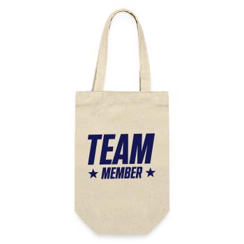 Team Member - Gift Bag for Bottles - nature - Front