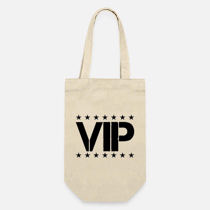 vip - Geschenkbeutel für Flaschen - Natur