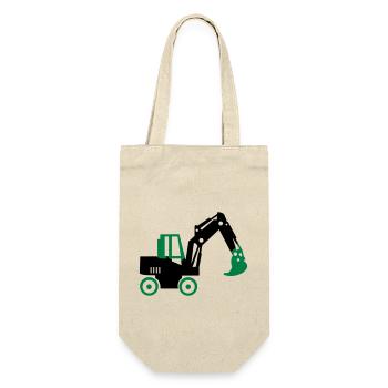 bagger - Geschenkbeutel für Flaschen - Natur - Vorne