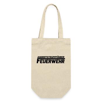 Angriffstruppführer Freiwillige Feuerwehr - Geschenkbeutel für Flaschen - Natur - Vorne