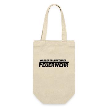 Wassertruppführer Freiwillige Feuerwehr - Geschenkbeutel für Flaschen - Natur - Vorne